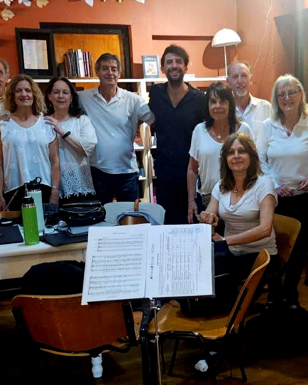 Encuentro coral en el museo Genaro Pérez