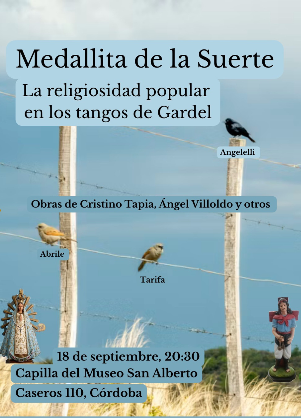 Concierto Medallita de la suerte, la religiosidad popular en los tangos de Gardel