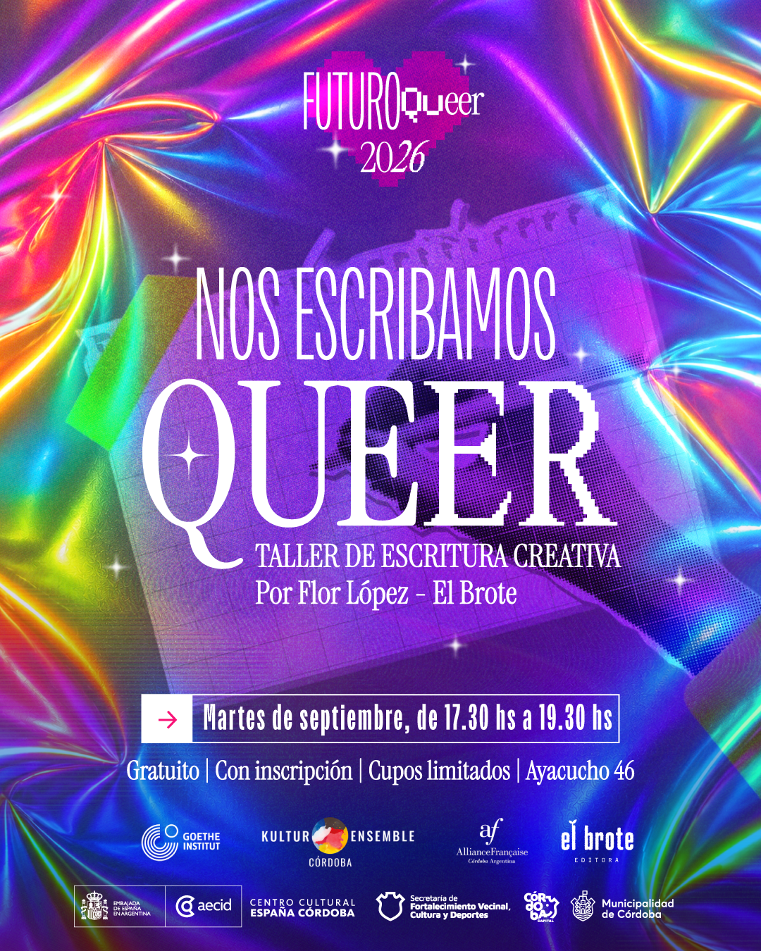 Nos escribamos queer. Taller de escritura creativa
