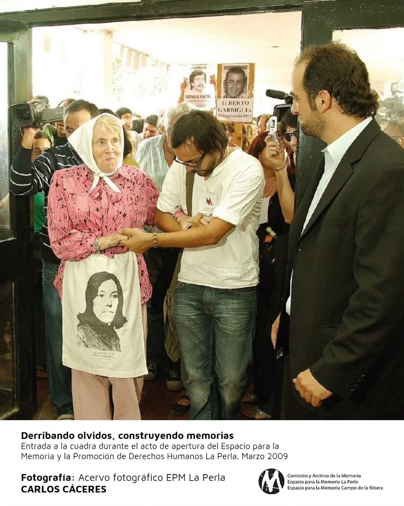 Inauguración de la muestra de fotografía “20 años de políticas públicas de Memoria
por la Verdad y la Justicia”