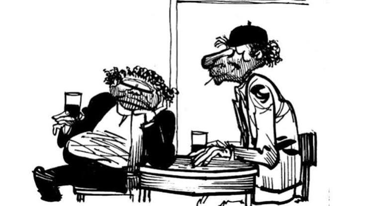 Negrazón y Chaveta. Homenaje a la revista de Hortensia 
